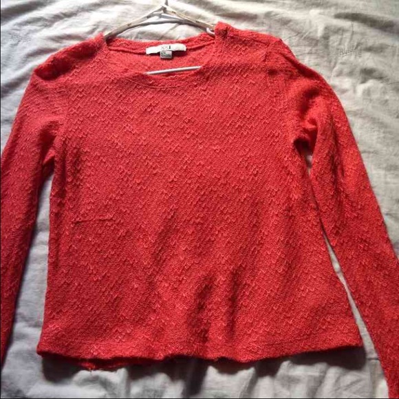 Coral sweater