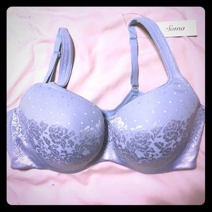 Soma Stunning Support Balconet FCC Lined Ether Blu