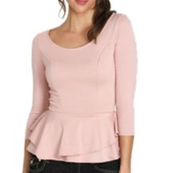 Arden B Peplum Top