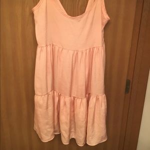 Pink baby doll dress