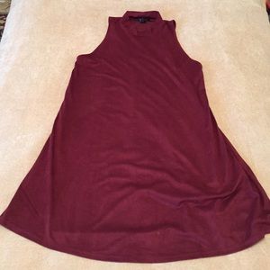 High neck swing dress