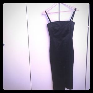 D&G black Bustier dress, sz 38