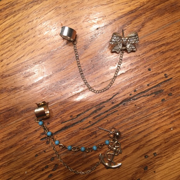 2 ear cuffs