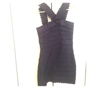 Marc by Marc Jacobs Navy Scalloped Dress sz 4