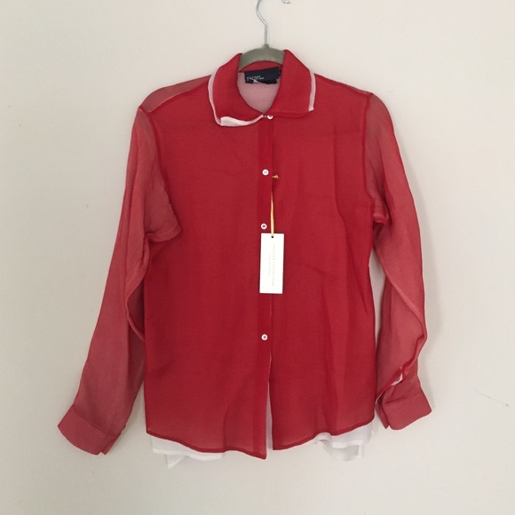 SOLD Hilfiger collection runway 2009 button shirt - Picture 1 of 2