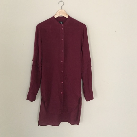 McQ by Alexander McQueen long zipper shirt IT 40
