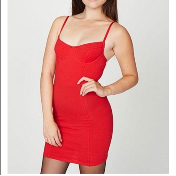 The perfect Red dress. American Apparel.