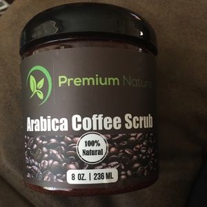 Premium nature coffee scrub