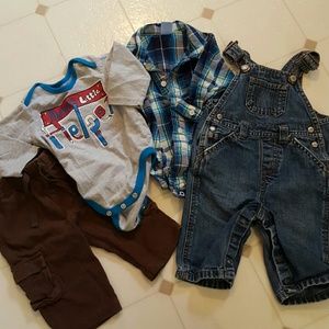 Baby boy clothing 3-6 month.