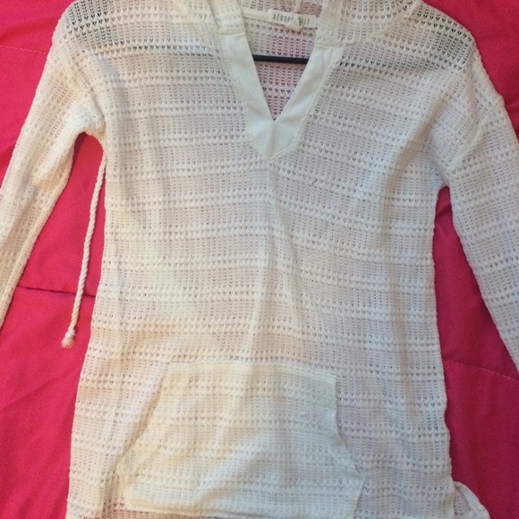 A white sweater