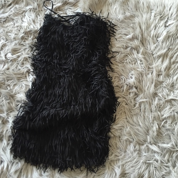 Aqua shag dress - Picture 3 of 3