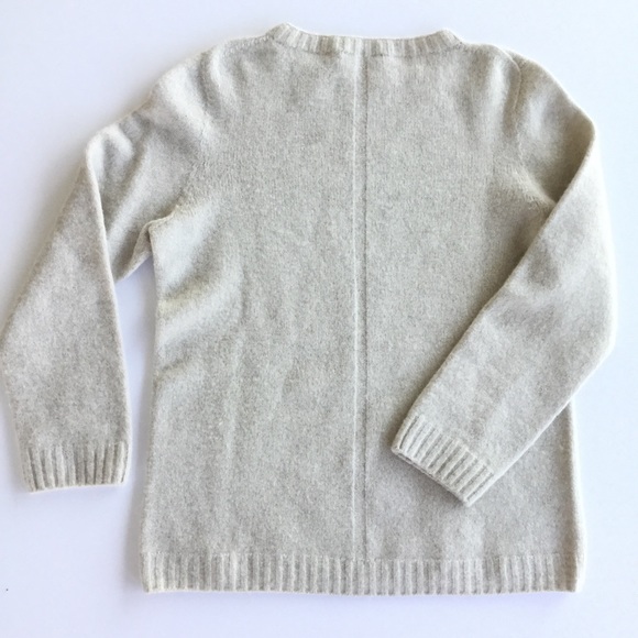 SOLD The Row Cashmere Blend Beige Crewneck Sweater - Picture 3 of 4