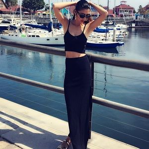 Black Shirt and skirt  Forever21 are make you sexy
