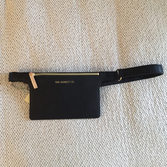 The Honest Company leather pouch.