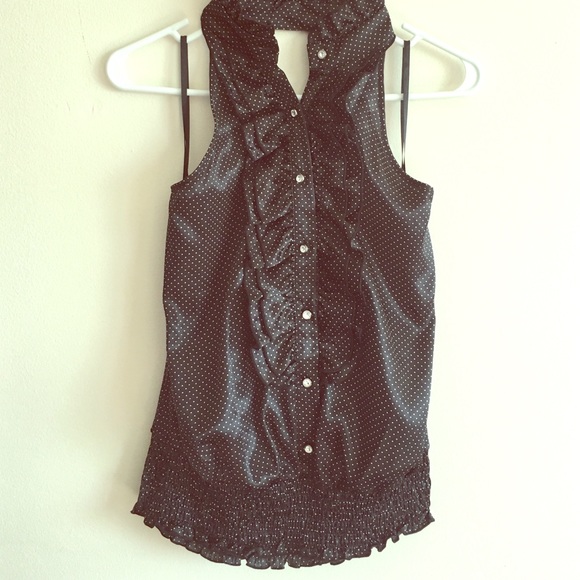 Very cute tuxedo top.