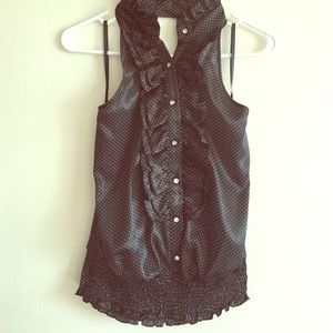 Very cute tuxedo top.