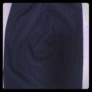 Pinned striped pencil skirt from The Limited