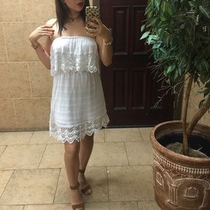 White beach summer dress