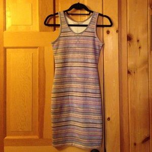 Rachel Roy Striped bodycon tank top dress