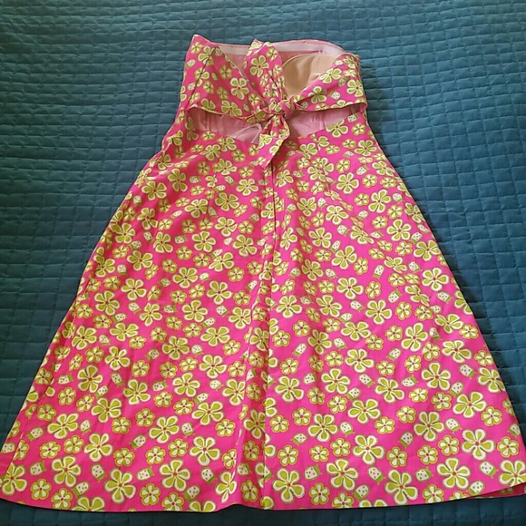 4 Lilly Pulitzer Neon Pink Dress - Picture 3 of 4