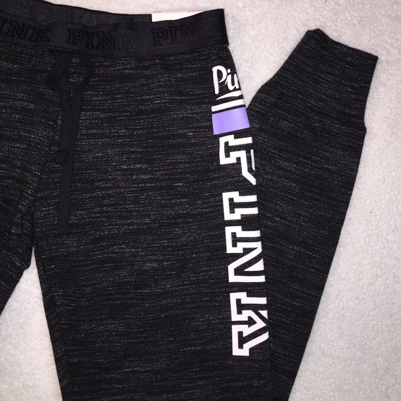 PINK Victoria's Secret Pants - PINK Gym Pant 🏆 Marl Gray & Lavender