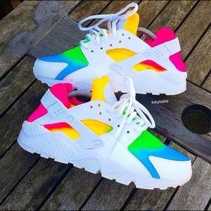Rainbow custom shoes