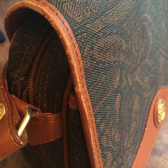 RARE Vintage Balmain Leather Crossbody - Picture 3 of 4