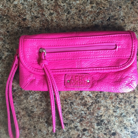 Pink Leather Aeropostale wallet