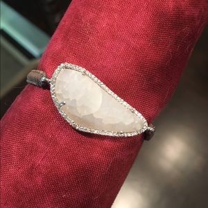 TAI bracelet with white free-form cut stone