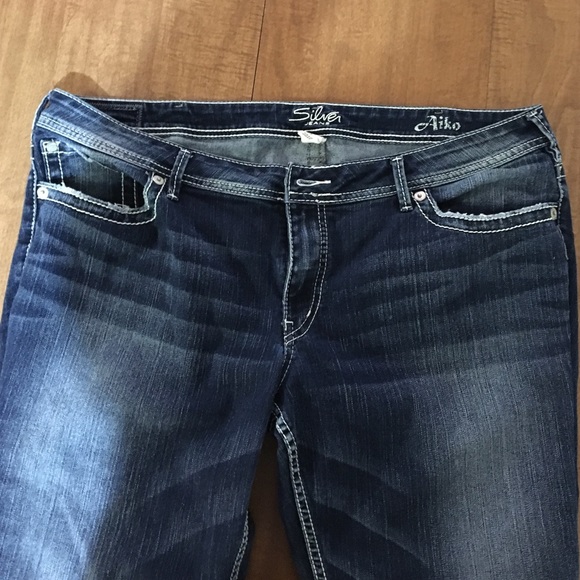Silver Jean capris