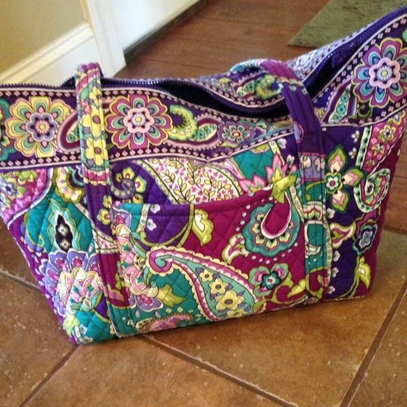 Vera Bradley Miller Travel Bag in Heather
