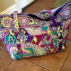Vera Bradley Miller Travel Bag in Heather
