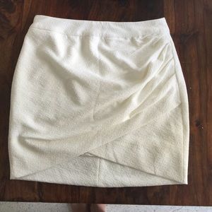 White Cross front skirt