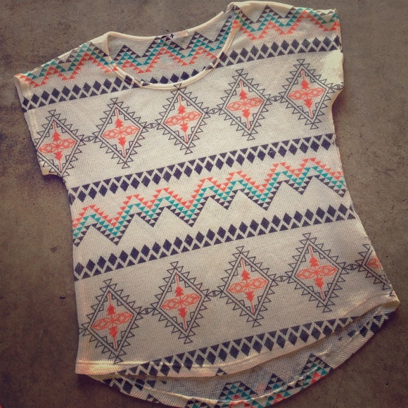 Cute Tribal Print Top