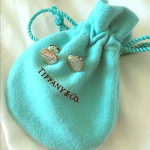 Return to Tiffany mini heart tag earrings