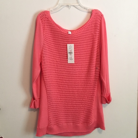 New York & Company Coral Sweater