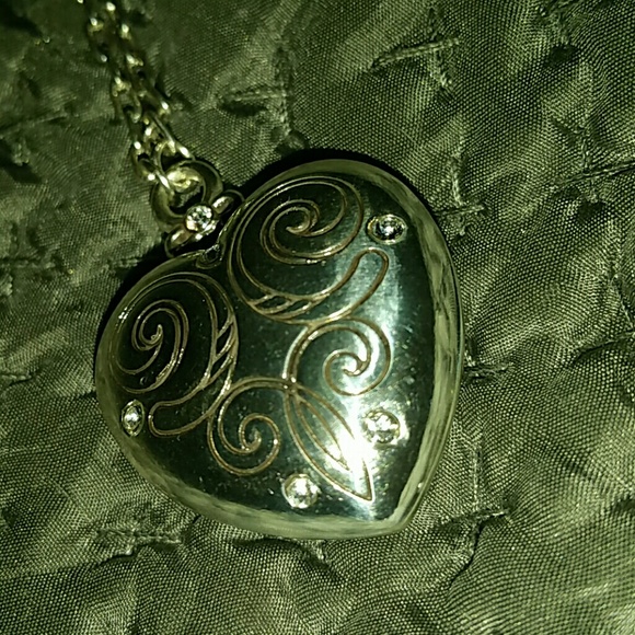 Brighton large heart locket necklace