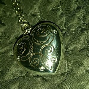 Brighton large heart locket necklace