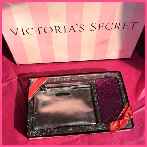 PINK Victoria's Secret Accessories - 🎆🎆💟 Victoria's Secret Wristlet & Phone Case NEW