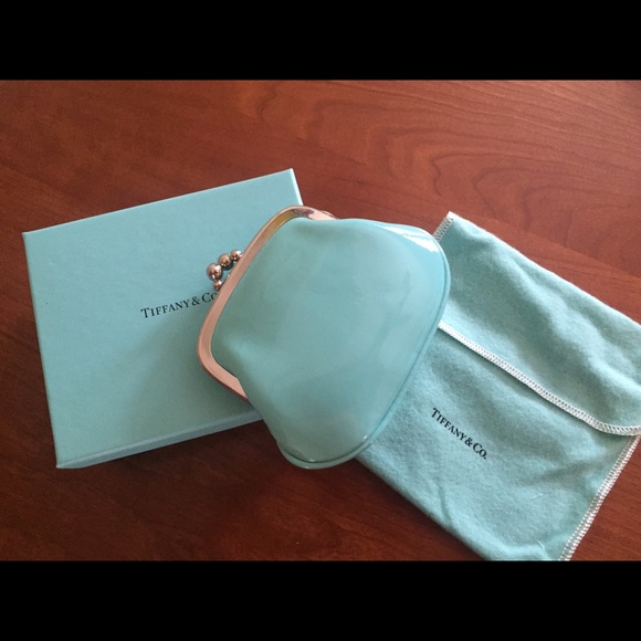 Tiffany & Co. Handbags - Tiffany & Co. Blue Patent Coin Purse
