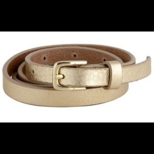 Gold J. Crew belt