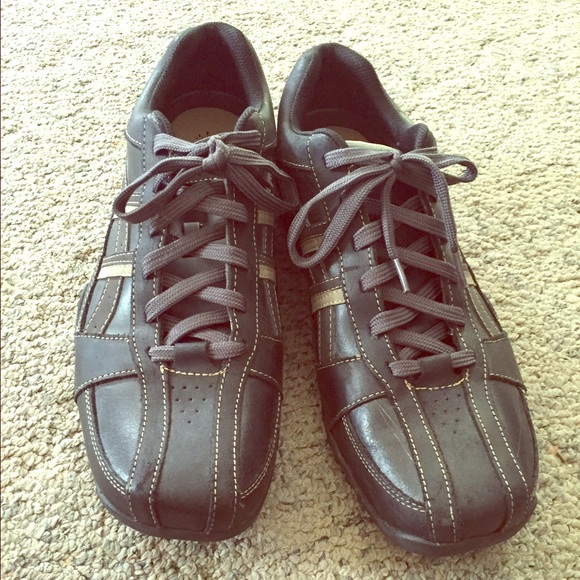 Mens black casual shoes