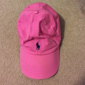Ralph Lauren Polo pink hat with adjustable size