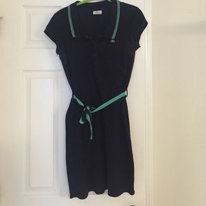Lacoste belted tennis dress