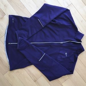 *Barely worn* NIKE purple running jacket