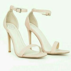 Missguided strappy heel sandals size 6 - 6.5