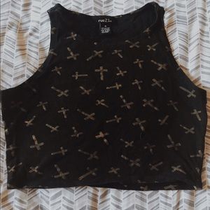 Rue 21 Medium Cross Crop Top