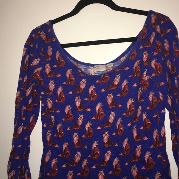 A fox top from Antropologie. It's gently used.