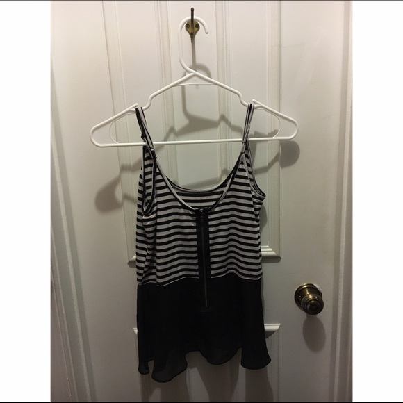 Free people black and white tank - Picture 2 of 2