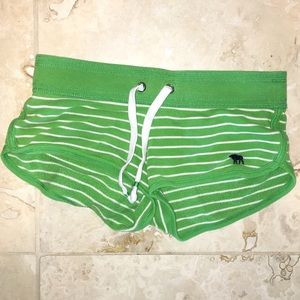 A&f striped sleep shorts